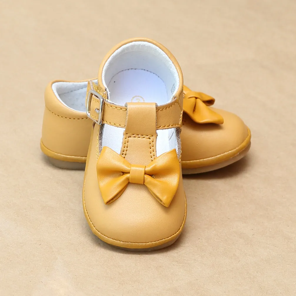 Angel Baby Girls Minnie Classic T-Strap Bow Mary Jane