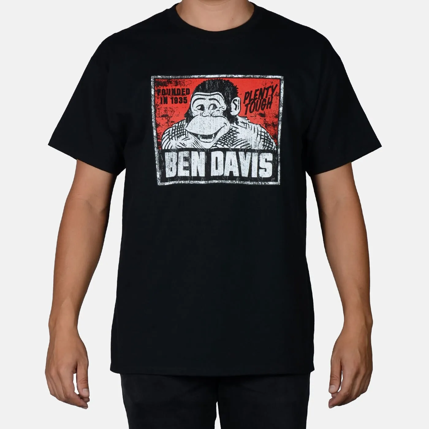 Ben Davis Men's Vintage Logo T-Shirt_Black