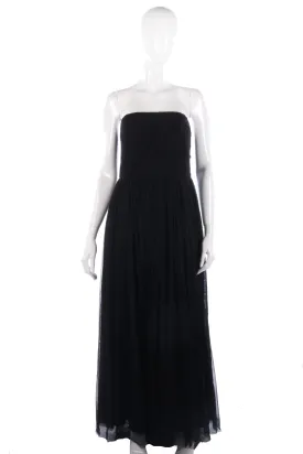 Coast black strapless dress size 12