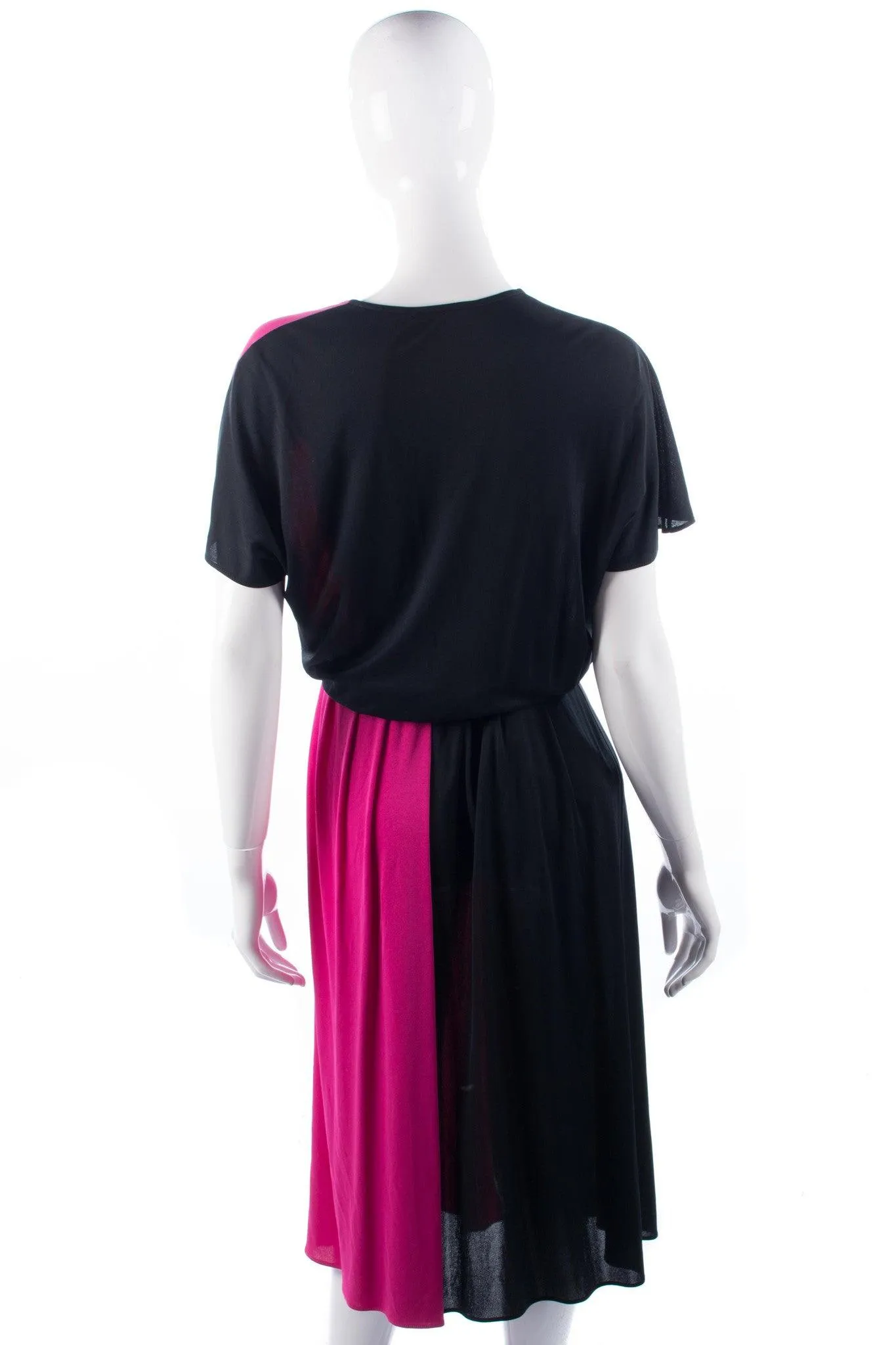 Gibi Roma Vintage Long Dress Pink and Black UK12/14