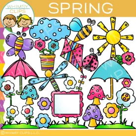 Spring Pieces Clip Art