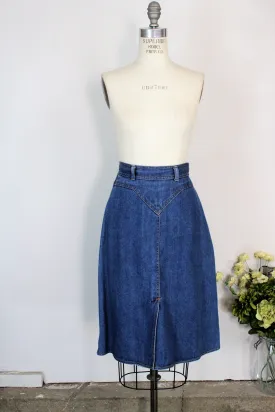 Vintage 1980s Denim Skirt By Kmart