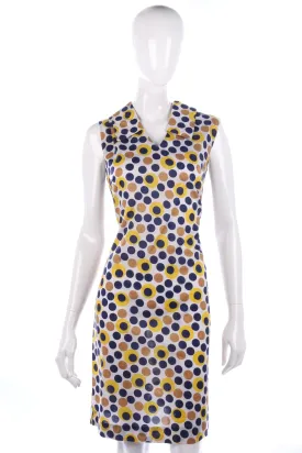 Vintage cotton polkadot dress. Size 10/12