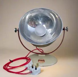 Vintage PIFCO Infra Red Medical Lamp Repurposed As A Desk Lamp